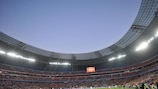 A Donbass Arena, em Donetsk, vai ser um dos oito estádios onde não se vai poder fumar durante o UEFA EURO 2012