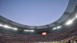 The Donbass Arena in Donetsk will be one of eight tobacco-free stadiums at UEFA EURO 2012