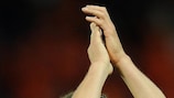 Klaas-Jan Huntelaar took his UEFA EURO 2012 qualifying tally to 11 goals against Moldova