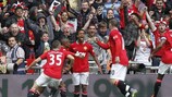 Manchester United came from two down to beat Manchester City in the FA Community Shield