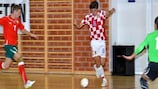 Dario Marinović in action against Belarus