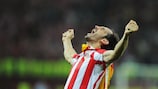 Juanfran has something else to celebrate after Atlético's win in Bucharest