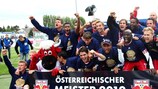 Salzburg celebrate their fourth league triumph in six years