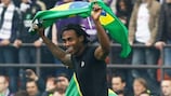Brazilian forward Kanu enjoys Anderlecht's title triumph