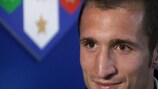 Italiens Chiellini vor Spanien-Spiel optimistisch