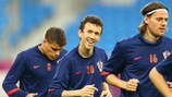 Croatia's Ivan Perišić has good reason to smile right now
