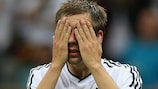 Philipp Lahm reage à derrota da Alemanha