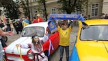 El jorobado Zaporozhtsi ha llevado sonrisas a las caras de todas las personas que han estado en Lviv