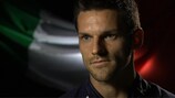 O italiano Christian Maggio fala ao UEFA.com