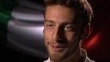 Italy's Claudio Marchisio talks to UEFA.com