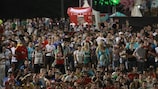 Фан-зона ЕВРО-2012 в Донецке пользуется большой популярностью
