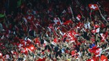 Schweizerische Fans bei der EURO