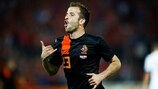 Rafael van der Vaart a marqué le secoond but des Pays-Bas