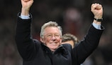Alex Ferguson não escondeu a alegria pela sua segunda final da UEFA Champions League