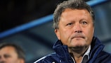 Myron Markevich is exhorting his players to go for broke in Kharkov