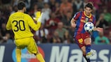 Lionel Messi dans ses œuvres au Camp Nou