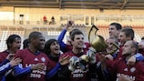 El Skonto FC celebra su título número 15