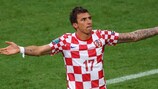 O avançado croata Mario Mandžukić vai representar o Bayern na próxima temporada