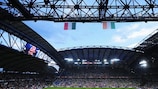 A Itália e a Irlanda jogaram no Estádio Municipal de Poznan a 18 de Junho