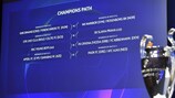 Sorteo de los play-offs de la UEFA Champions League
