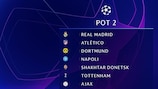 Champions League group stage draw: Pot 2
