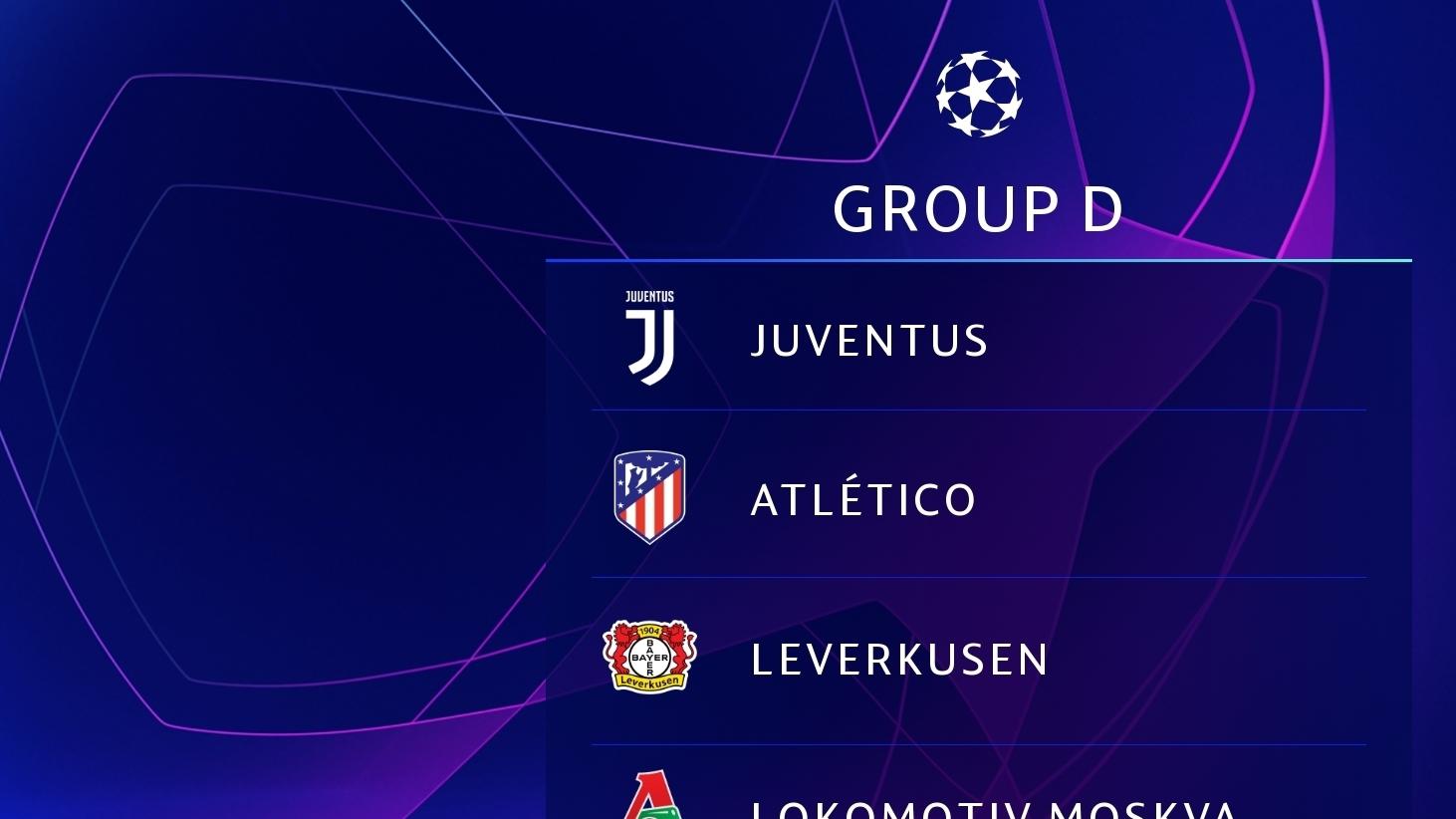 group uefa champions league 2018