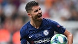 Jorginho scored for Chelsea in the UEFA Super Cup in August