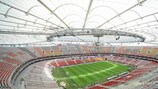 Candidate-se a estar presente no magnífico Estádio Nacional de Varsóvia, palco da final da UEFA Europa League