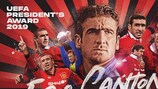 Eric Cantona honoré par la Distinction du Président de l'UEFA