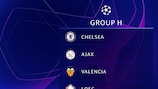 Le Groupe H de l'UEFA Champions League