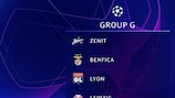 Le Groupe G de l'UEFA Champions League