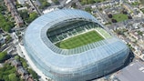 El Dublin Arena, sede la gran final de la UEFA Europa League