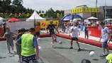 O último projecto das escolas de futebol "Open Fun" acompanhou o Festival da Criança em Sarajevo
