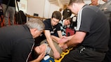 Participants at a UEFA Football Doctor Education Programme workshop