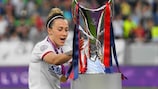 Lucy Bronze was a Women's Champions League winner with Lyon in 2018/19