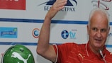 Belarus coach Bernd Stange knows his side face a tough task against France on 3 June