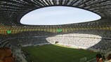 Over 34,000 spectators took in the opening game at the Municipal Stadium Gdansk