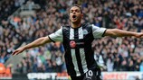 Hatem Ben Arfa celebrates one of his six goals this season for Newcastle