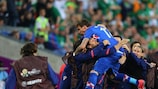 Croatia set the standard against Ireland