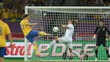 Zlatan Ibrahimović scored a stunning volley against France