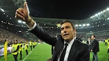 Antonio Conte won three Italian titles as Juventus coach