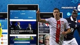 The UEFA EURO 2016 app is available to download for free now