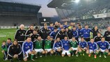 The Northern Ireland squad received a rousing send-off in Belfast on Friday
