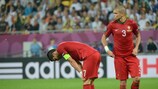 Cristiano Ronaldo y Pepe muestran su frustración