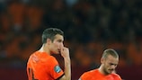 Wesley Sneijder desalentado em relação às exibições holandesas