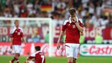 Nicklas Bendtner après l'élimination du Danemark