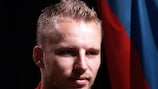 Michal Kadlec dijo a UEFA.com que le gustaría seguir los pasos de su padre en esta EURO