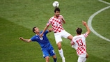 Croacia se enfrentó a Italia en Poznan
