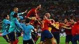 Spanien steht am Sonntag gegen Deutschland oder Italien im Endspiel