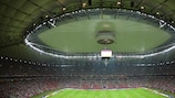 O Estádio Nacional de Varsóvia esteve no centro da experiência da cidade no EURO